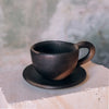 Coffee Cups, Black Clay