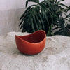 Curved Bowls Set, Red Clay