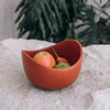 Curved Bowls Set, Red Clay