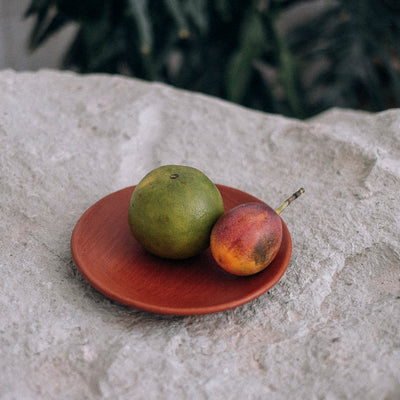 Curved plates, Red Clay