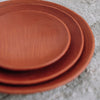 Curved plates, Red Clay