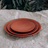 Curved plates, Red Clay